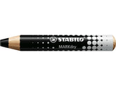STABILO MARKdry Drywipe Marker Pencil for use on Whiteboards Black (Pack 5) 648/46
